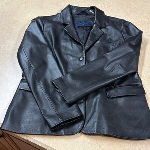 Cole Haan Black Leather Jacket